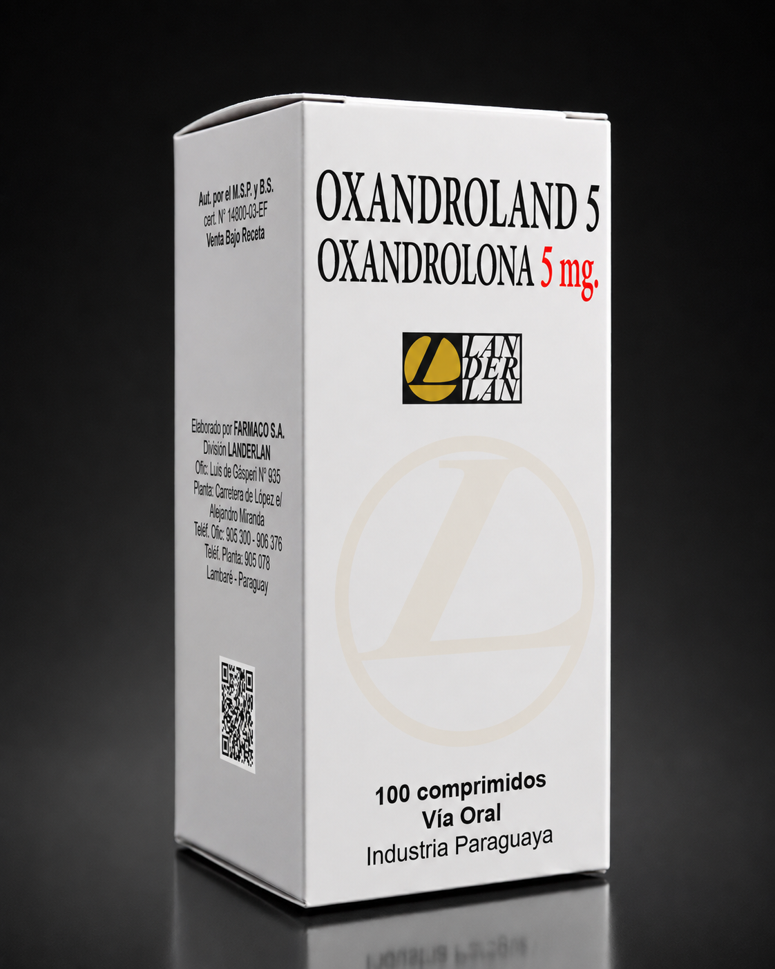 Oxandrolona 5mg 100caps
